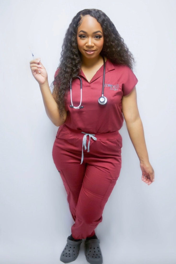 Morell Scrubs Leila Two Pocket Scrub Top