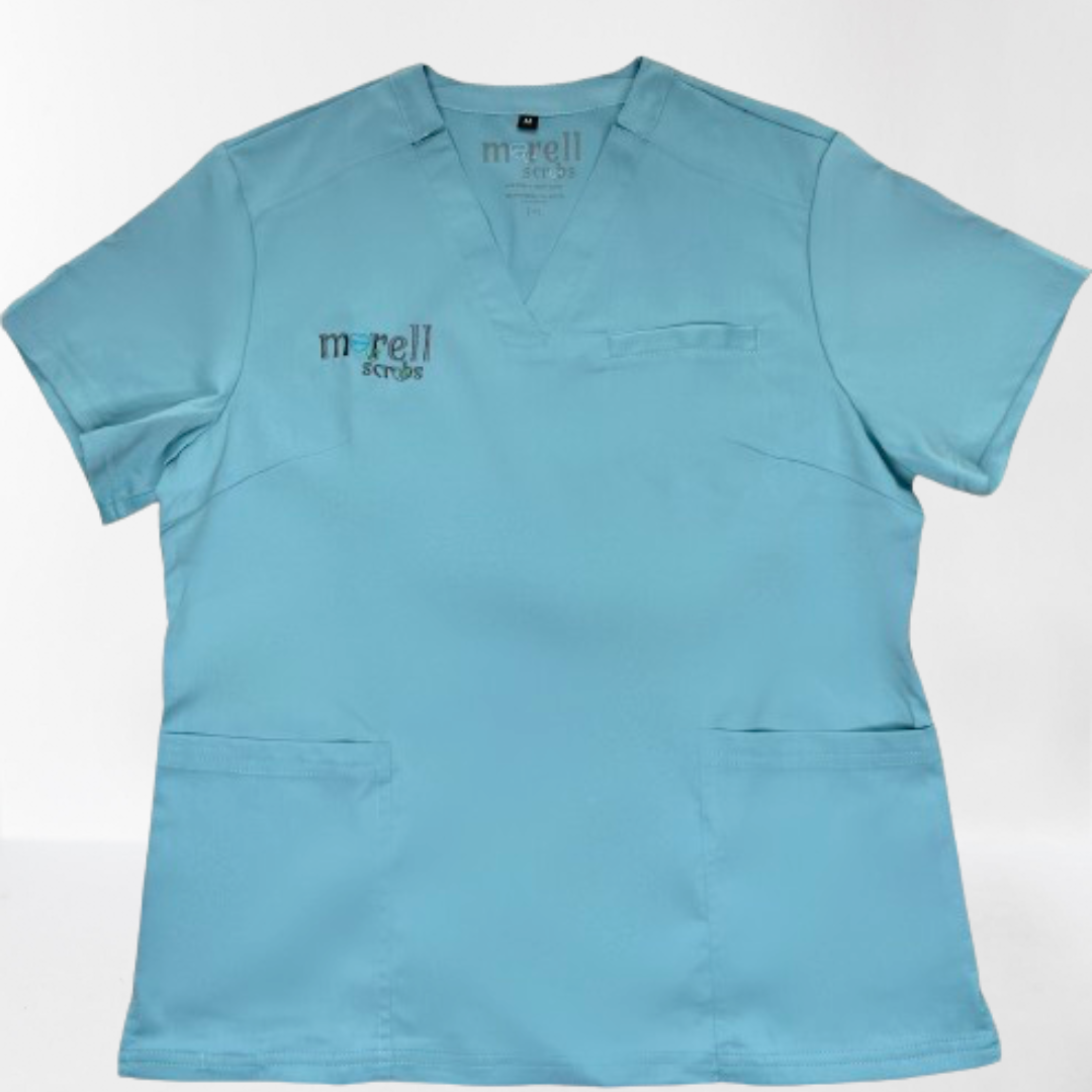 Morell Scrubs Daisy Three Pocket Scrub Top